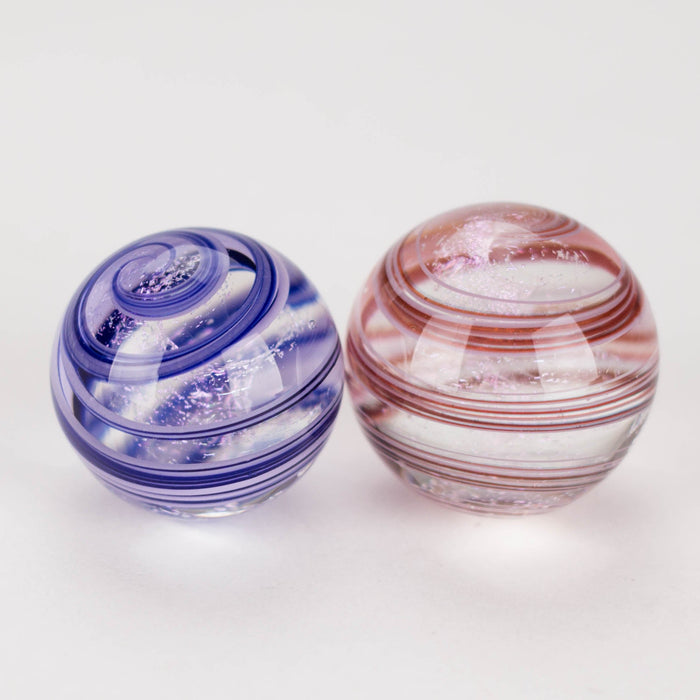 Shine Glassworks | Dicrhoic Swirl Carb Cap marble-Made in Canada Cap · Dabber · Insert · Clip · Nail Smoking Cat Distribution