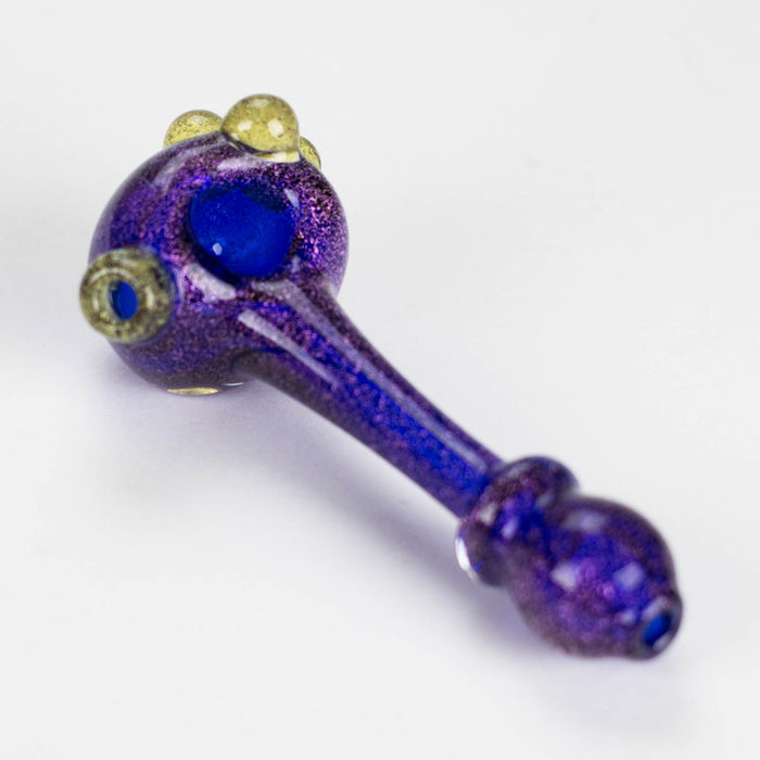 Shine Glassworks | 4" Dichroic Handpipe - made in Canada Glass Pipe Smoking Cat Distribution