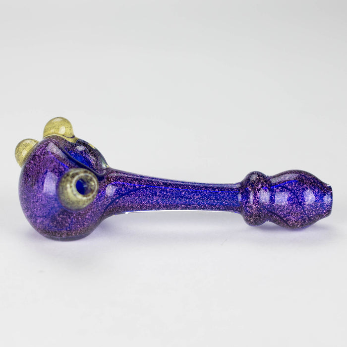 Shine Glassworks | 4" Dichroic Handpipe - made in Canada Glass Pipe Smoking Cat Distribution