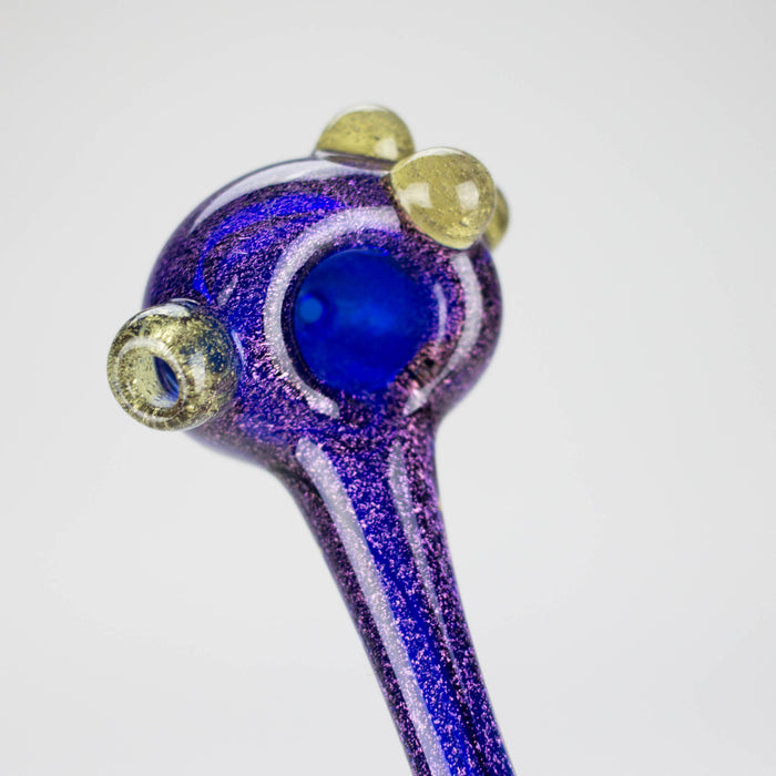 Shine Glassworks | 4" Dichroic Handpipe - made in Canada Glass Pipe Smoking Cat Distribution