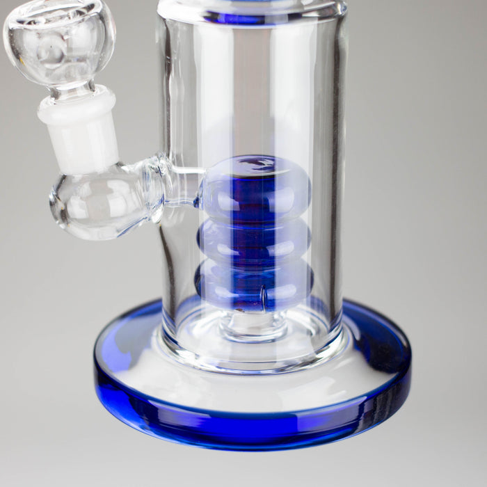 10" Bent Neck Glass Bong – Water Diffuser (Color May Vary) Glass Bong Bongzie Smokes