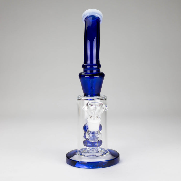 10" Bent Neck Glass Bong – Water Diffuser (Color May Vary) Glass Bong Bongzie Smokes