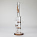 Ganjavibes | 11" Double Honeycomb Percolator Glass Bong Glass Bong Maple Craft Inc Amber