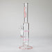 Ganjavibes | 11" Double Honeycomb Percolator Glass Bong Glass Bong Maple Craft Inc Pink