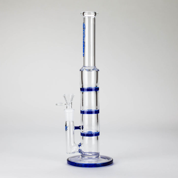 Ganjavibes | 11" Triple Honeycomb Percolator Glass Bong Glass Bong Maple Craft Inc