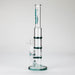 Ganjavibes | 11" Triple Honeycomb Percolator Glass Bong Glass Bong Maple Craft Inc Teal