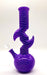 9.5" Zig-zag Designed Bong - Assorted Color [PIP651] Glass Bong NIBO Distribution