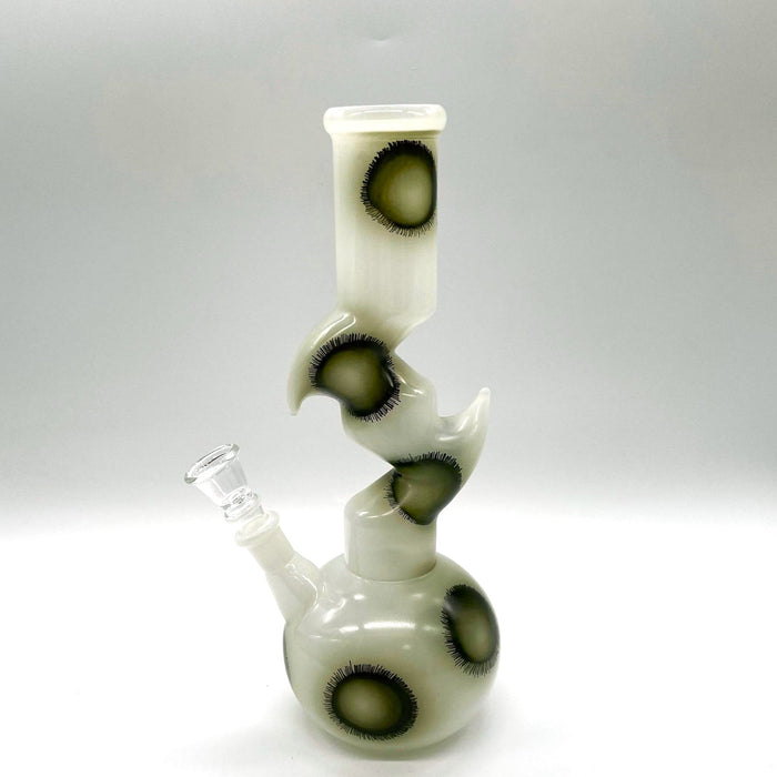 9.5" Flower Designed Bong - Assorted Color [PIP651] Glass Bong NIBO Distribution