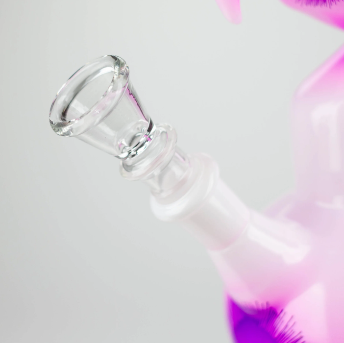 9.5" Flower Designed Bong - Assorted Color [PIP651] Glass Bong NIBO Distribution