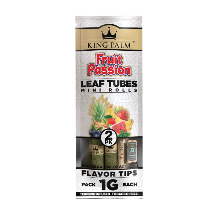 King Palm | Mini Hand-Rolled with flavor tips - 20 pouches Display [SMK983] Leaf Wrap NIBO Distribution Fruit passion