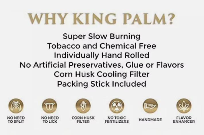 King Palm | Mini Hand-Rolled with flavor tips - 20 pouches Display [SMK983] Leaf Wrap NIBO Distribution
