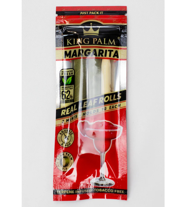 King Palm | Mini Hand-Rolled with flavor tips - 20 pouches Display [SMK983] Leaf Wrap NIBO Distribution Margarita