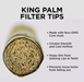 King Palm | Mini Rolled with flavor tips New Flavours - 20 pouches Display [SMK983] Leaf Wrap NIBO Distribution
