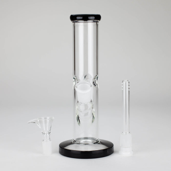 8" Glass Straight Bong [PIP508] Glass Bong NIBO Distribution