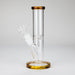 8" Glass Straight Bong [PIP508] Glass Bong NIBO Distribution Amber