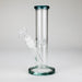 8" Glass Straight Bong [PIP508] Glass Bong NIBO Distribution Green