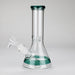 8" Glass Beaker Bong [PIP507] Glass Bong NIBO Distribution Green
