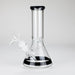 8" Glass Beaker Bong [PIP507] Glass Bong NIBO Distribution Black