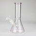 8" Glass Beaker Bong [PIP507] Glass Bong NIBO Distribution Pink