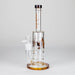 Maple Glass | 12" Honey Comb With Tree Percolator And Splash Guard Bong Glass Bong Maple Craft Inc Amber
