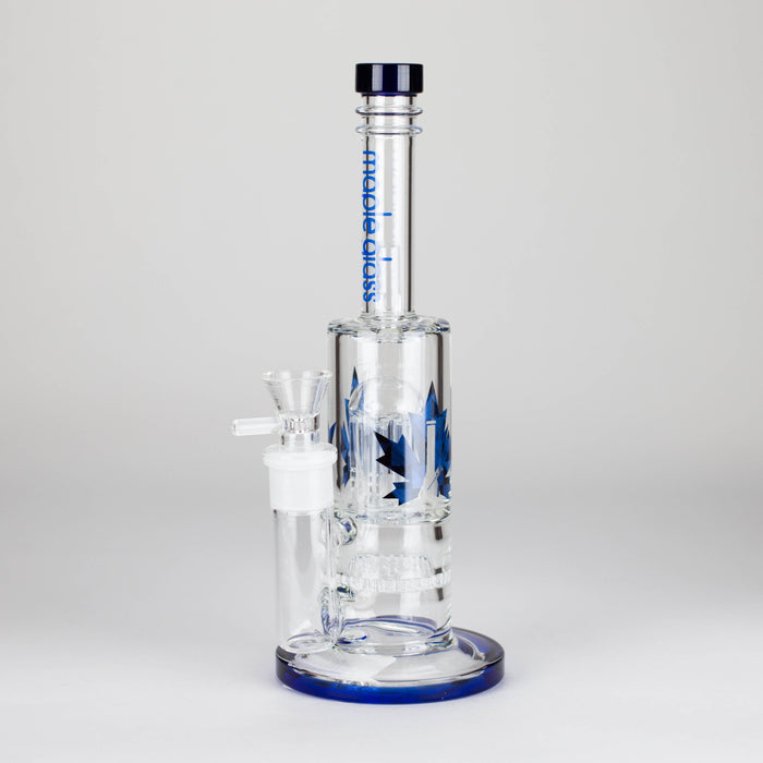 Maple Glass | 12" Honey Comb With Tree Percolator And Splash Guard Bong Glass Bong Maple Craft Inc Blue
