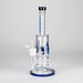 Maple Glass | 12" Honey Comb With Tree Percolator And Splash Guard Bong Glass Bong Maple Craft Inc Blue