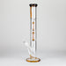Ganjavibes | 17" Double Tree Percolator Glass Bong By Irie Vibes Glass Bong Maple Craft Inc Amber