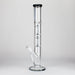 Ganjavibes | 17" Double Tree Percolator Glass Bong By Irie Vibes Glass Bong Maple Craft Inc Grey