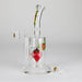Ganjavibes | 8.5 inches Strawberry perc Waterpipe & Dabrig with Quartz Banger Glass Rig Maple Craft Inc