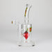 Ganjavibes | 8.5 inches Strawberry perc Waterpipe & Dabrig with Quartz Banger Glass Rig Maple Craft Inc