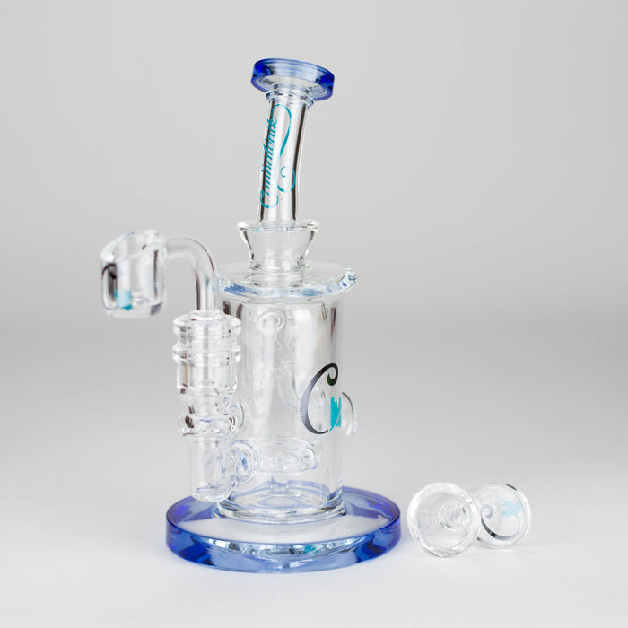 Cannatonik | 7" Glass Bong and Dab Rig Glass Rig Maple Craft Inc Blue