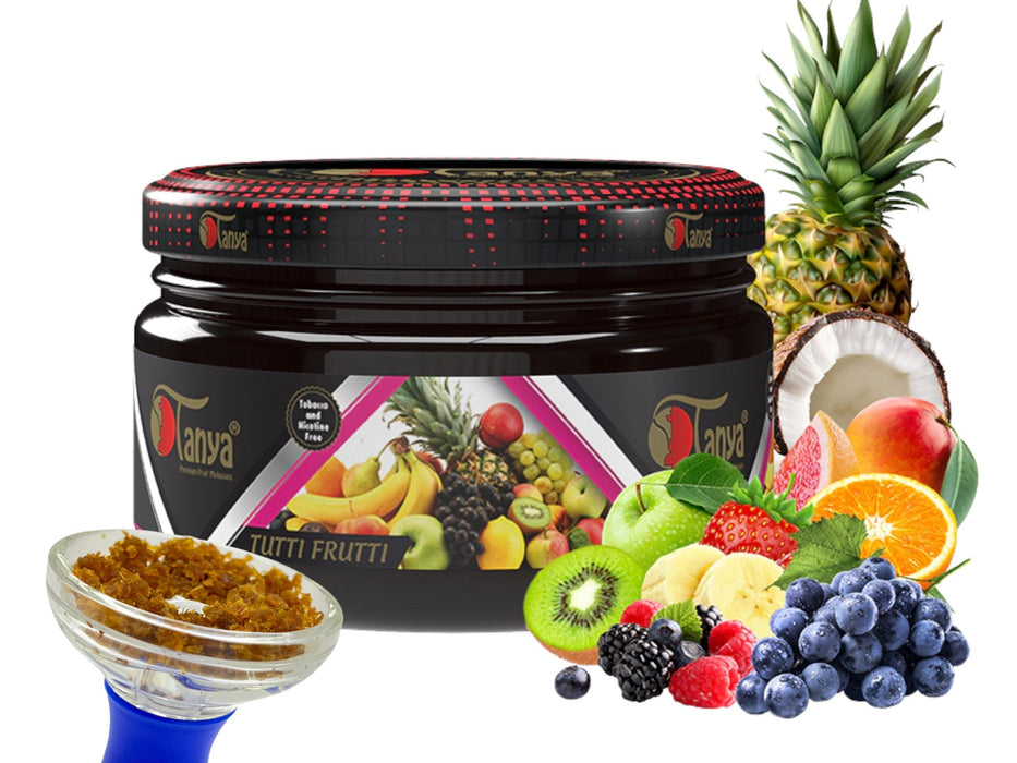 TANYA HOOKAH FLAVOR 250G CAN ZERO NICOTINE- ZERO TOBACCO Flavour Jatiimports LLC TUTTI