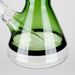 Genie | 18" 7 mm color-tube and clear-bottom beaker water bong [GE3110] Glass Bong ONE