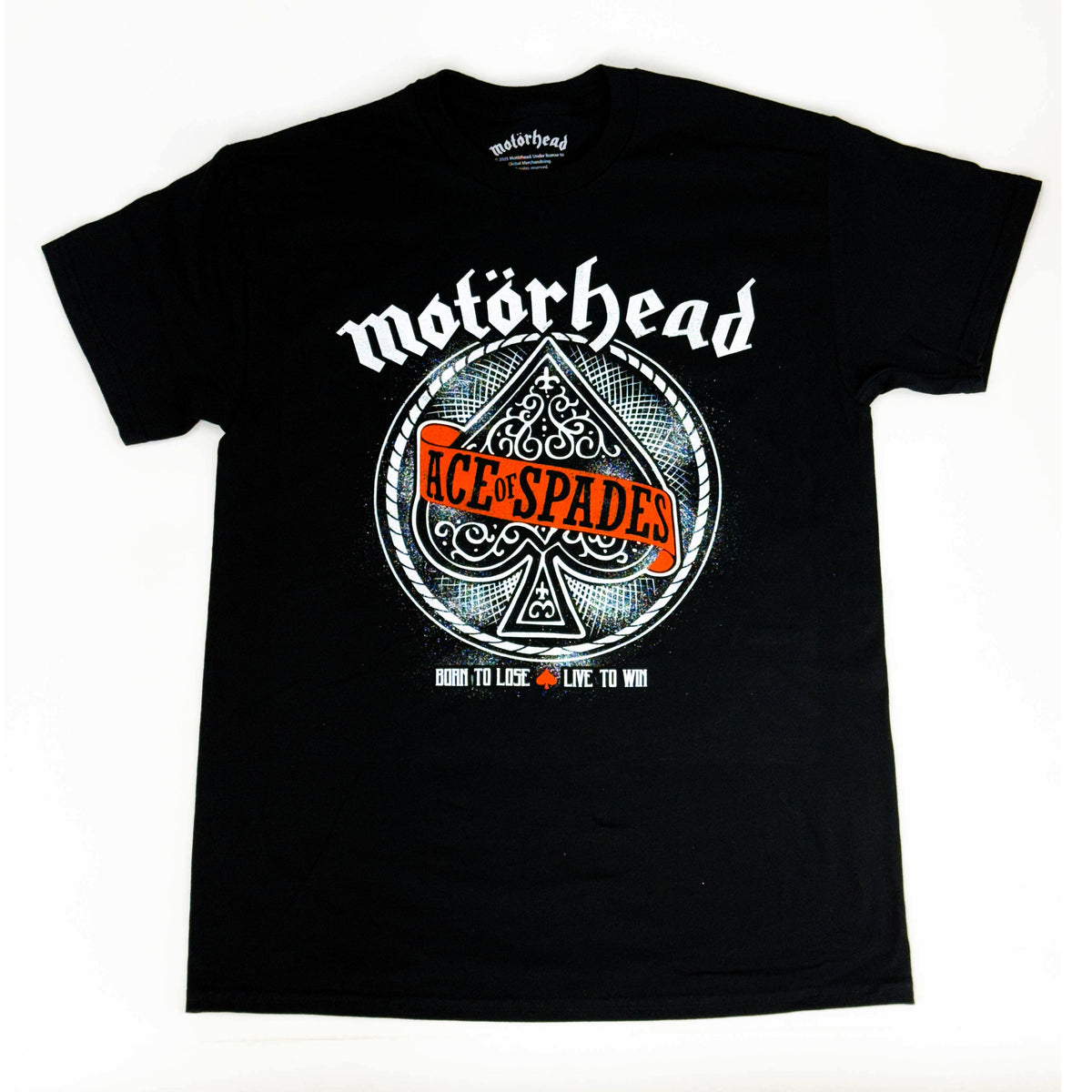 Foulard Unisexe Motörhead Logo Noir - 100% Polyester - Licence Officielle - Accessoire Fan Rock Métal - 9