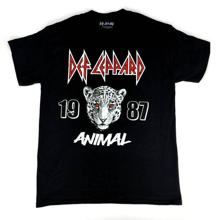 Def Leppard | "Animal Sketch" Unisex T-Shirt-Black- Officially Licensed Short Sleeve Philcos