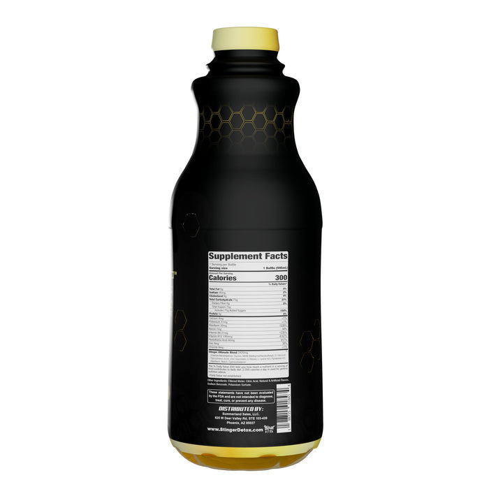 Stinger Detox | The HIVE Premium Same-Day Cleanse - Tropical Citrus Flavor - 32 FL OZ Detox Desert Depot