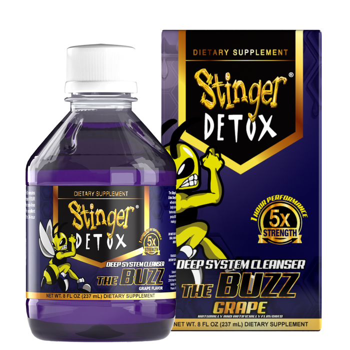 Stinger Detox | Buzz 5X Extra Strength Drink – 8 FL OZ Detox Desert Depot