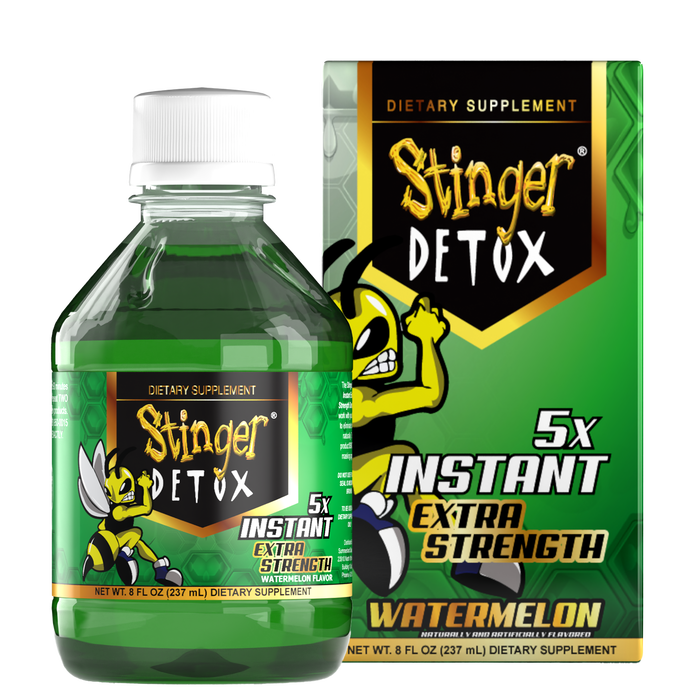 Stinger Detox | 5X Instant Extra Strength Drink – Watermelon (8 fl oz) Detox Desert Depot