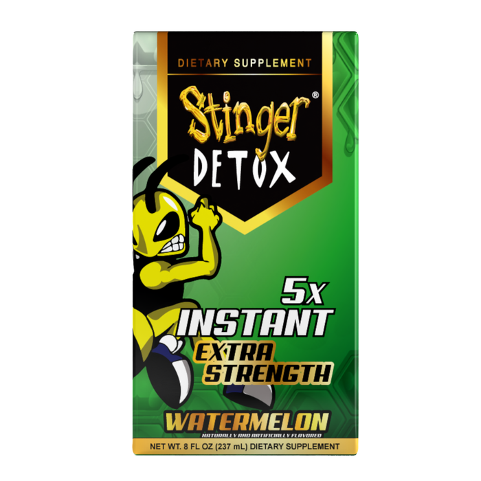 Stinger Detox | 5X Instant Extra Strength Drink – Watermelon (8 fl oz) Detox Desert Depot