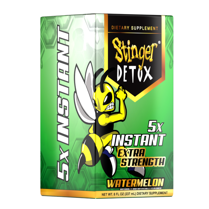 Stinger Detox | 5X Instant Extra Strength Drink – Watermelon (8 fl oz) Detox Desert Depot