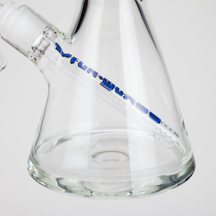 Silk Glass | 17" 10mm Thick Beaker Glass Bong with Accessories – Premium Gift Set Glass Bong Small Biz Distributors