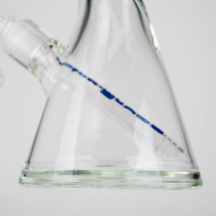 Silk Glass | 17" 10mm Thick Beaker Glass Bong with Accessories – Premium Gift Set Glass Bong Small Biz Distributors