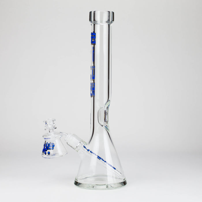 Silk Glass | 17" 10mm Thick Beaker Glass Bong with Accessories – Premium Gift Set Glass Bong Small Biz Distributors