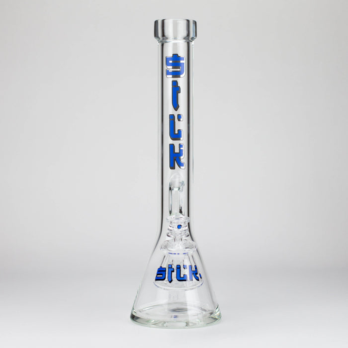 Silk Glass | 17" 10mm Thick Beaker Glass Bong with Accessories – Premium Gift Set Glass Bong Small Biz Distributors