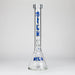 Silk Glass | 17" 10mm Thick Beaker Glass Bong with Accessories – Premium Gift Set Glass Bong Small Biz Distributors