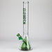 Medusa | 18" Glass Beaker Bong with Cone Perc Glass Bong Small Biz Distributors Green