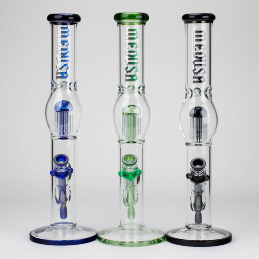 Medusa | 17" 7mm Glass Bubble Tree Perc Glass bong Glass Bong Small Biz Distributors