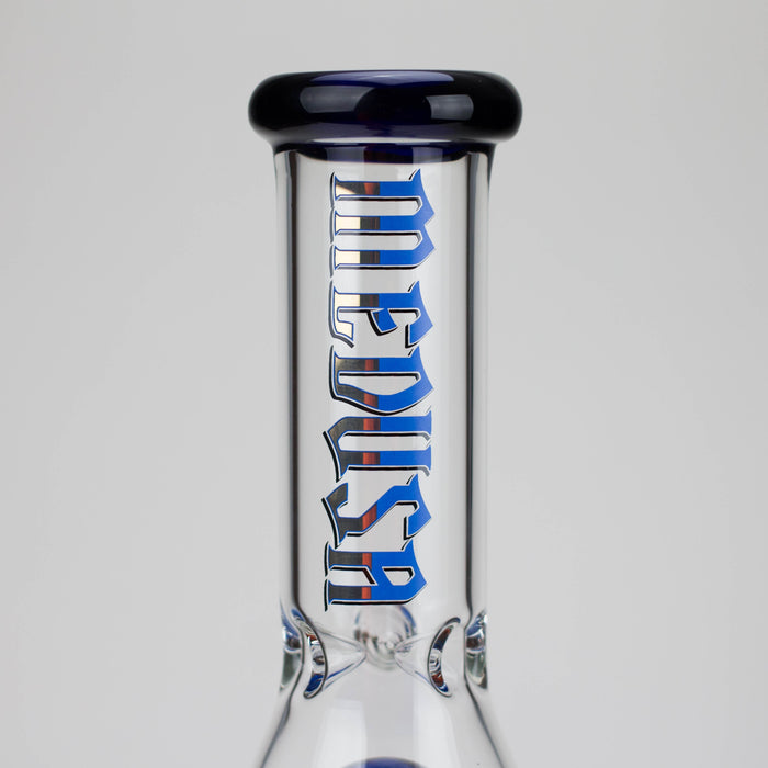 Medusa | 17" 7mm Glass Bubble Tree Perc Glass bong Glass Bong Small Biz Distributors