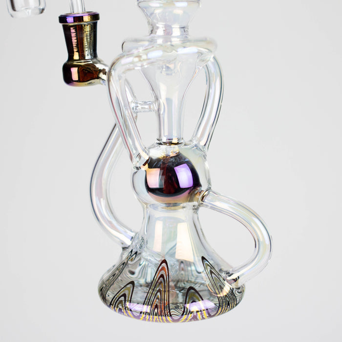 Trippy Glass | Recycler with Banger Glass Rig Small Biz Distributors