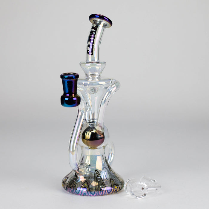 Trippy Glass | Recycler with Banger Glass Rig Small Biz Distributors